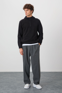 Рубашка черного стандартного кроя Polar для мужчин - 88300