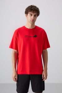 Футболка для мужчин с принтом, из толстого мягкого хлопка, оверсайз, Fiesta - 88330.