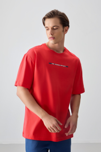 Футболка для мужчин с принтом Fiesta из 100% хлопка, толстая, мягкая, оверсайз - 88358