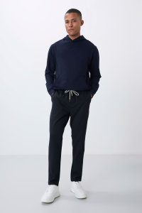 Индийский поверхности текстурированный стандартный фасон мужских спортивных штанов - 82155