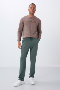 Классические брюки для мужчин с завязками и карманами, стандартный фасон - 84682