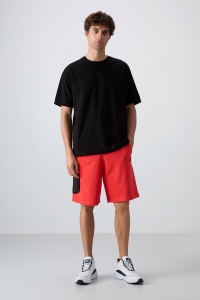 Футболки из толстого мягкого хлопка Comfort Fit для мужчин с принтом - 81266