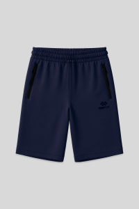 Индиго шорты для мужчин с секретной молнией на заднем кармане и шнурком, стандартная модель - 81136.