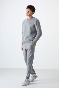 Andy Gri Melanj Şardonlu Erkek Eşofman Takım - 851902