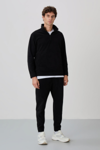 Карол Черный Пуховый Мужской Костюм для Тренировок - 852265