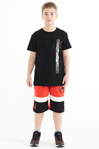 Фиеста цветные шорты с принтом и вышивкой для мальчиков стандартного кроя - 11129