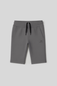 Темно-серые стандартные брюки короткие для мальчиков - 11303