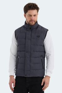 Slazenger ZULA IN Мужская серая утепленная безрукавка