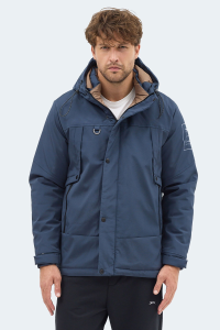 Slazenger GLOBE Мужская темно-синяя куртка и пальто