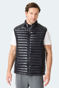 Слузенджер ХАЗАР Мужской Пуховик Черный Жилет