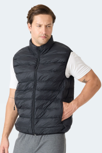 Slazenger BARROS Мужская черная пуховка жилет