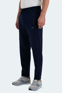 Slazenger ONES IN Мужские спортивные брюки с замком и карманами, темно-синие.