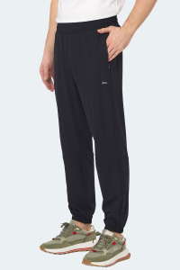 Slazenger RUSLAN Мужские черные спортивные штаны с карманами и молнией.