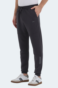 Slazenger KOX I Мужские брюки спортивные с карманами Slim Fit темно-серого цвета.