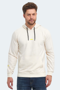Slazenger OSLO IN Мужской Худи с Карманами Бежевый Свитшот