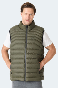 Slazenger HARMONA Мужская Утепленная Жилетка Хаки-2