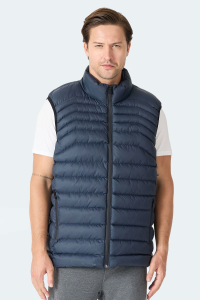 Slazenger HARMONA Мужская утепленная темно-синяя жилетка-2