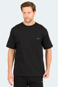 Slazenger KARNEN IN Oversize Мужская Футболка с Принтом Черная