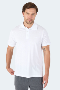 Slazenger SOHO I Мужская белая футболка с воротником-поло