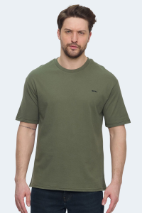 Slazenger VELLAMO Мужская оверсайз футболка цвета хаки