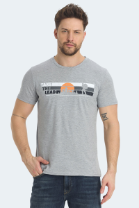 Slazenger RASA IN Мужская серый футболка с принтом