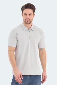 Slazenger BARRIER Мужская футболка с поло серого цвета