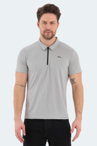 Slazenger ROYAL Мужская футболка с воротником-поло серого цвета