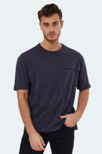 Slazenger KAURI IN Oversize Мужская антрацитовая футболка