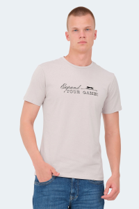 Slazenger VOLKER I Erkek Taş Gri Tişört