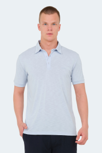 Slazenger KATSURO Мужская футболка с воротником-поло синяя.