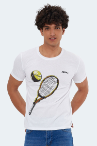 Slazenger KATONS IN Мужская белая футболка с принтом